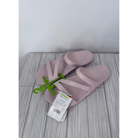 CROCS Shoes - Crocs Kadee II Sandal W Blossom Pink Women Size 9 Cross Strap Slide NEW